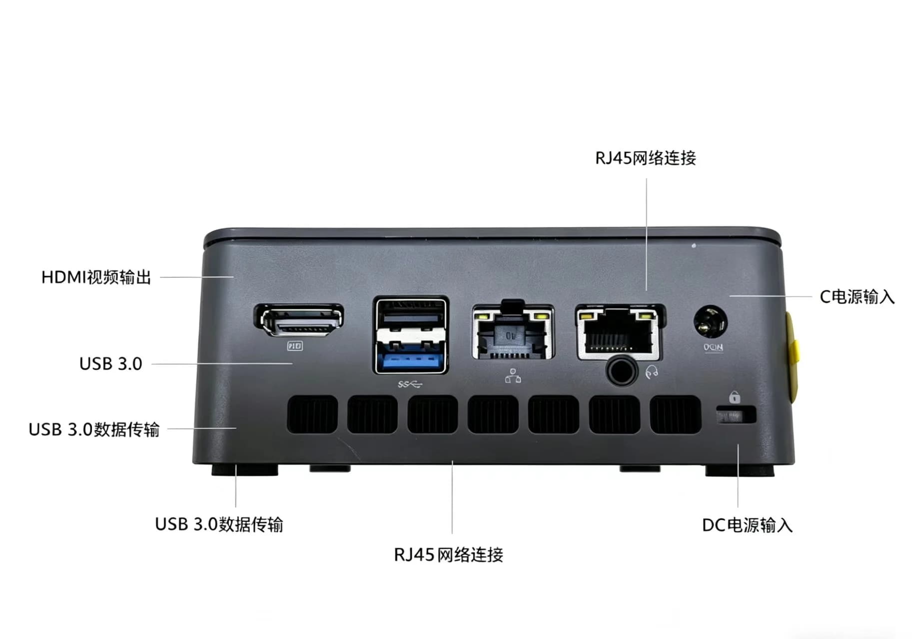 CLAW ONE rear panel